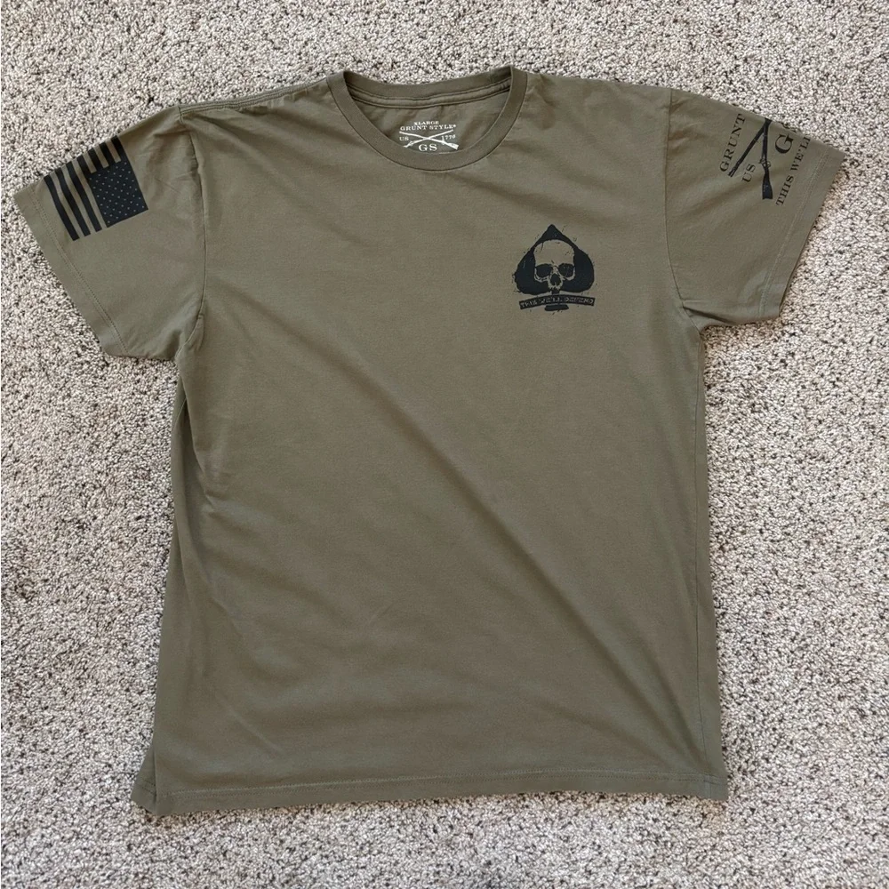 Grunt Style T-Shirt. Excellent Condition! Wore only once. Color army green. XL - Picture 1 of 9
